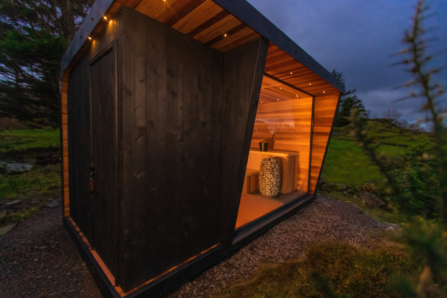 Saunahaus X Modern Cedar Cube Sauna for 10 people