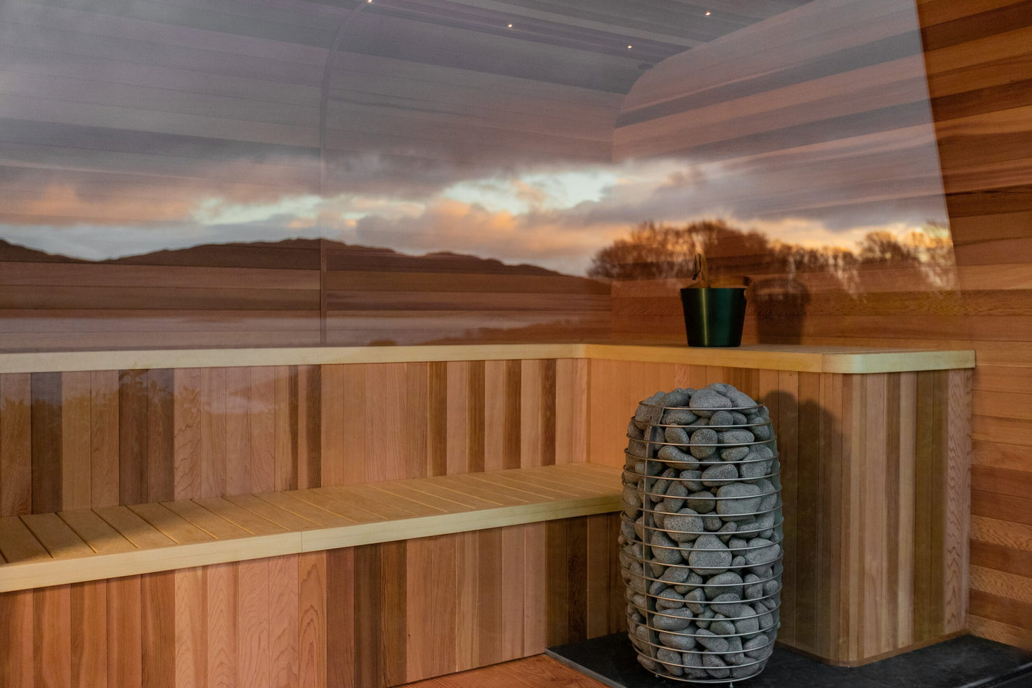 Saunahaus X Modern Cedar Cube Sauna for 10 people