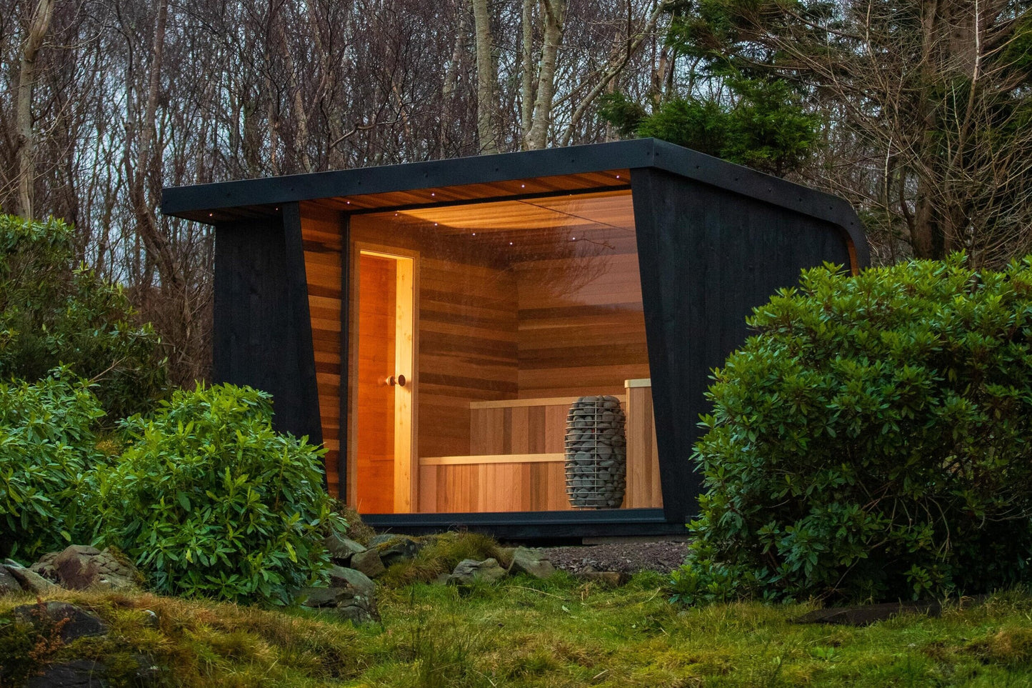 Saunahaus X Modern Cedar Cube Sauna for 10 people