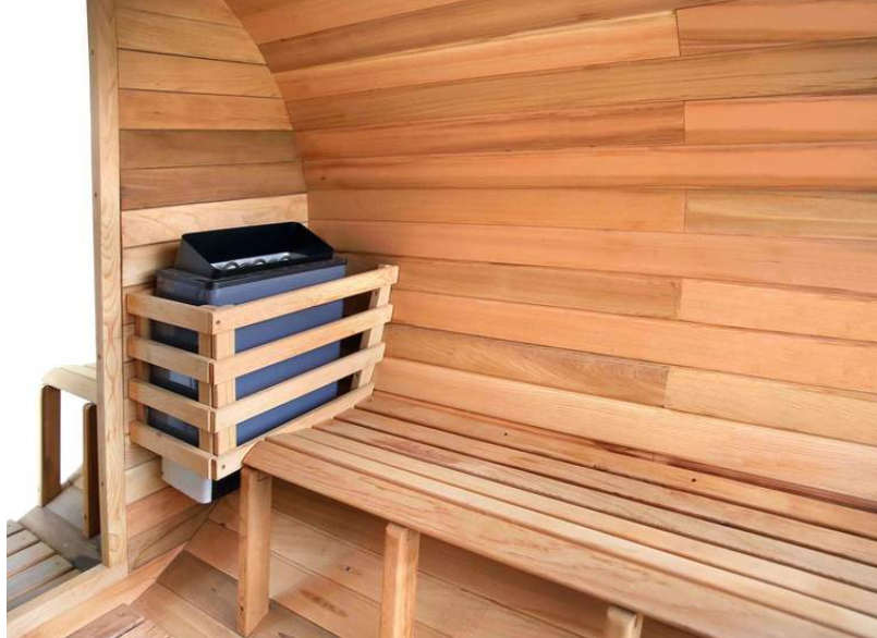 Canadian Legacy Red Cedar Barrel Sauna - 6-8 Person, 8' model