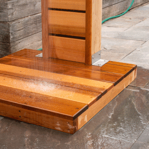 Classic Outdoor Cedar Shower